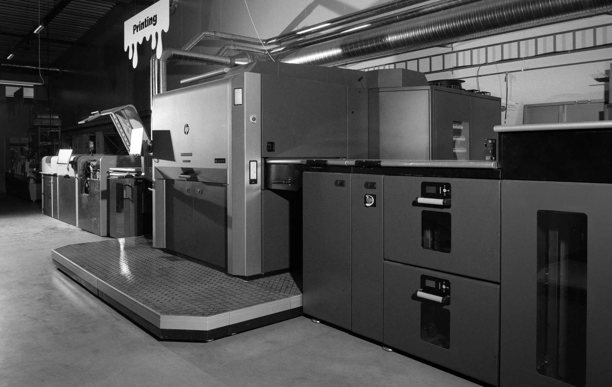 HP Indigo 15K automation