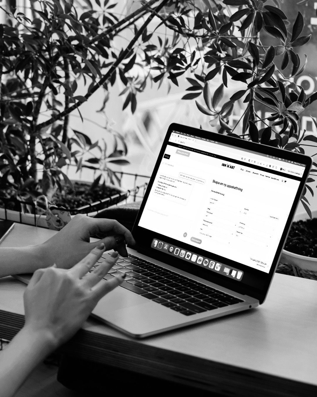Webbportal för förpackningsbeställningar